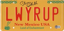 BOB ODENKIRK SIGNED AUTOGRAPH BREAKING BAD LICENSE PLATE  BECKETT BAS COA