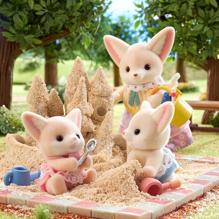 Sylvanian Families Fennec Family & Twins Set Calico Critters Epoch Japan New