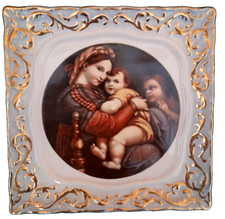 Piastra formella in ceramica Pacetti Albissola Albisola Madonna con bambino