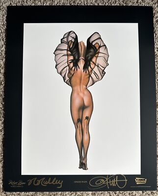 Olivia De Berardinis Duel Signed Litho Poster  Ginger Snaps 