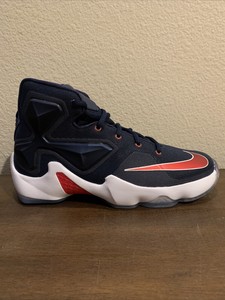lebron 13 red white and blue