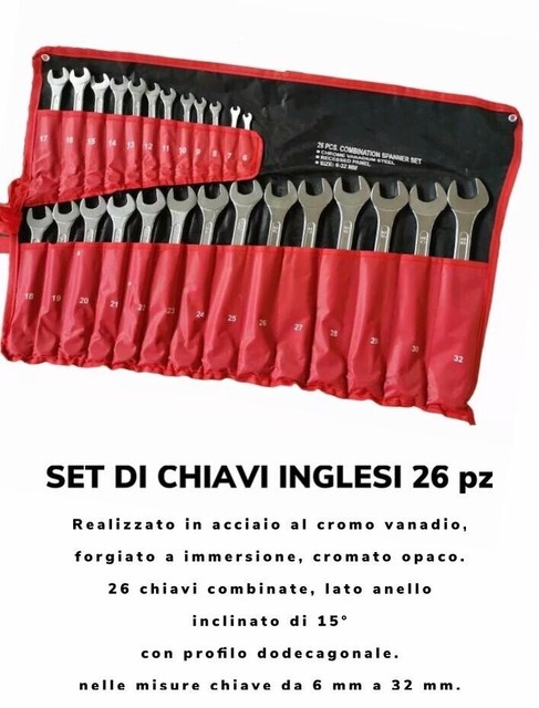 Set Di Chiavi Combinate CK T4343M, 10 Pezzi, Acciaio Al - Foto 8