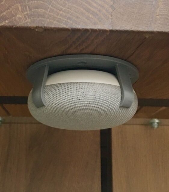 SturdyGrip™ Google Home Mini Mount & Nest Mini (Gray/Chalk)
