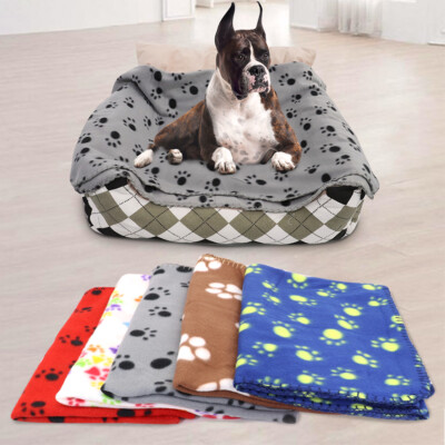 Fleece Dog Blanket Pet Cat Dog Sleeping Bed Mat for Small