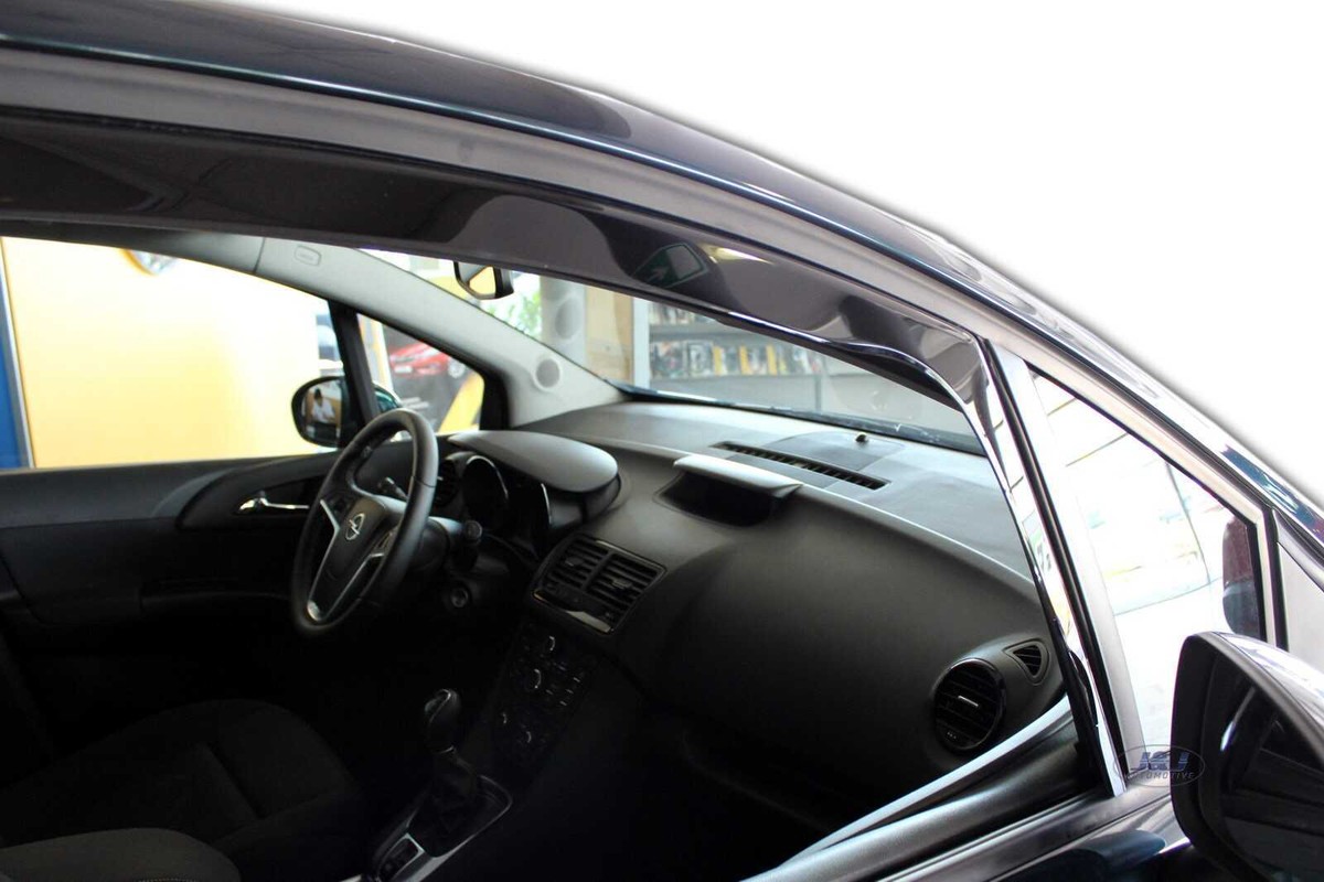 COMPATIBILE CON Opel Meriva A 5P da anno 03 al 10 (19537) DEFLETTORE ANTIVENTO PER AUTO 1 COPPIA DI DEFLETTORI AUTO VETRI ANTERIORI PER ARIA E PIOGGIA 2PEZZI