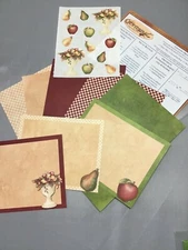 CREATIVE MEMORIES COUNTRY ORCHARD PHOTO MATS JOURNALING BOXES STICKER SHEET  NIP