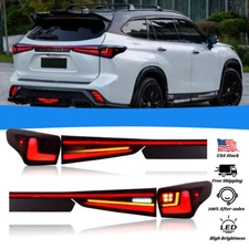 LED Rear Tail Lights Trunk Light Bar For Toyota Highlander 2020-2024 w/Animation
