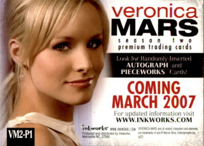 2007 Veronica Mars Season Two Promos #VM2P1 Cast (general
