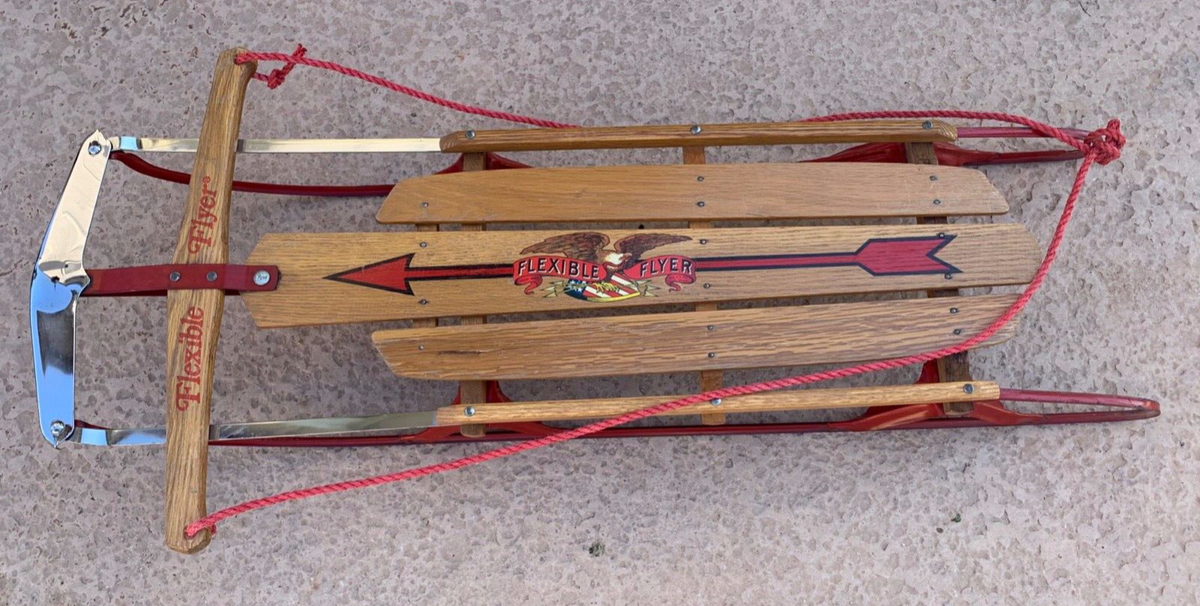 Vintage 1960s Flexible Flyer Sled Model 44 Winter Product