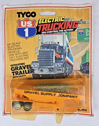 #3925 1981 Tyco "Gravel Supply Company" For US-1 Electric Truck Near Mint Sealed