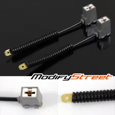 2PC H3 HEAVY DUTY MALE TO FEMALE CERAMIC SOCKET/PLUG/CONNECTORS/ADAPTER/HARNESS
