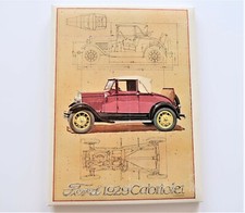 1929 Ford Cabriolet Cover Art Designed Notepad Folder Padded by Current Inc.