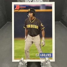 2021 Bowman Heritage Prospects CJ Abrams #145 San Diego Padres