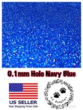 5G Holographic Navy Blue Extra Fine 0.1mm Glitter nail acrylic craft Tumbler
