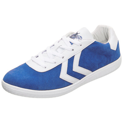 HUMMEL Off Field Leder Retro Sneaker Originals Stadil Vallart Blue Gr. 42
