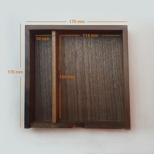 Personalised Walnut Wood 6x4 Photo Print Box with USB pen drive - Laser Engraved - Picture 5 of 11