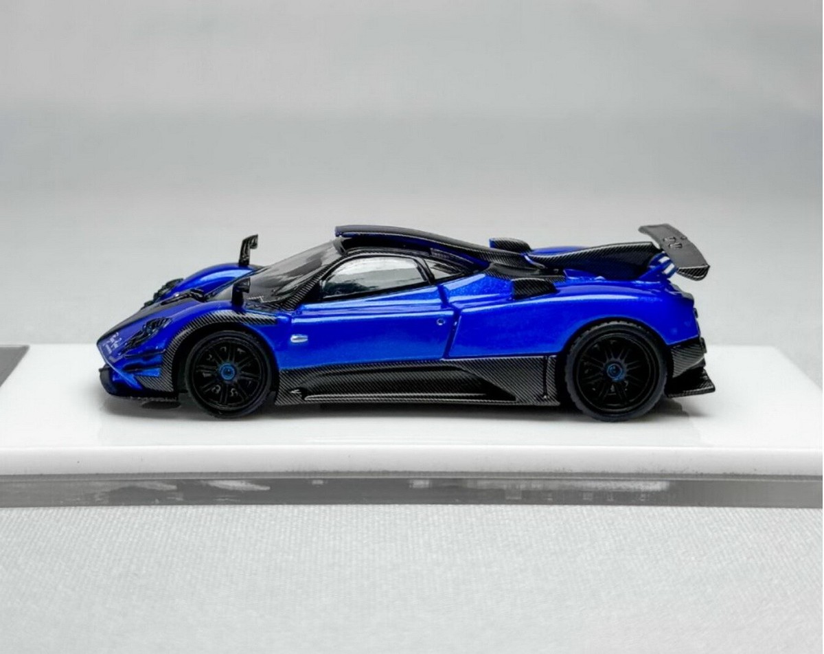 HKM 1/64 Scale Pagani Zonda 760 LH Blue Diecast Car Model Toy Gift