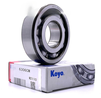 KOYO 6306 CM Ball Bearing OPEN NO SEALS 30x7219mm