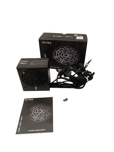 EVGA 750 N1, 750W, Power Supply 100-N1-0750-L1N Non-Modular | tested working
