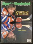 Wayne Gretzky Signed Sports Illustrated 12/27/82 SOY Oiler H