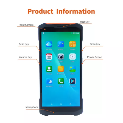 Z1 Android PDA Barcode Scanner with NFC Reader Support Fingerprint Unlocking New - Picture 4 of 9