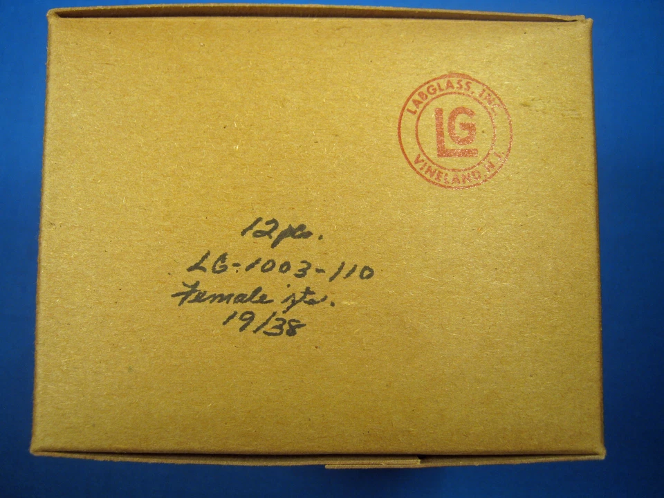 JUNTAS EXTERIORES VIDRIO ESMERILADO LABORATORIO 19/38 X3 NUEVO STOCK ANTIGUO ENVÍO GRATUITO F Foto 3 de 3