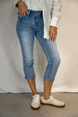 Jeans W28 hellblau BLUE MONKEY 7/8 slim Charlotte 30880X