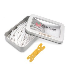 CUESOUL OTO Small Thread Plastic Dart Soft Tip Replacement 80 pcs with Dart Case