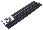 SET LEFT+RIGHT UPPER DOOR MOLDING TRIMS FOR AUDI 100 C4 1991-1995