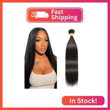 Human Hair Bundles 1b Color Bundle Human Hair 24 Inch Unprocessed Virgin Double