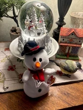 TY Original Beanie Baby SNOWBALL THE SNOWMAN 1996 CHRISTMAS Retired PVC Tag MWMT
