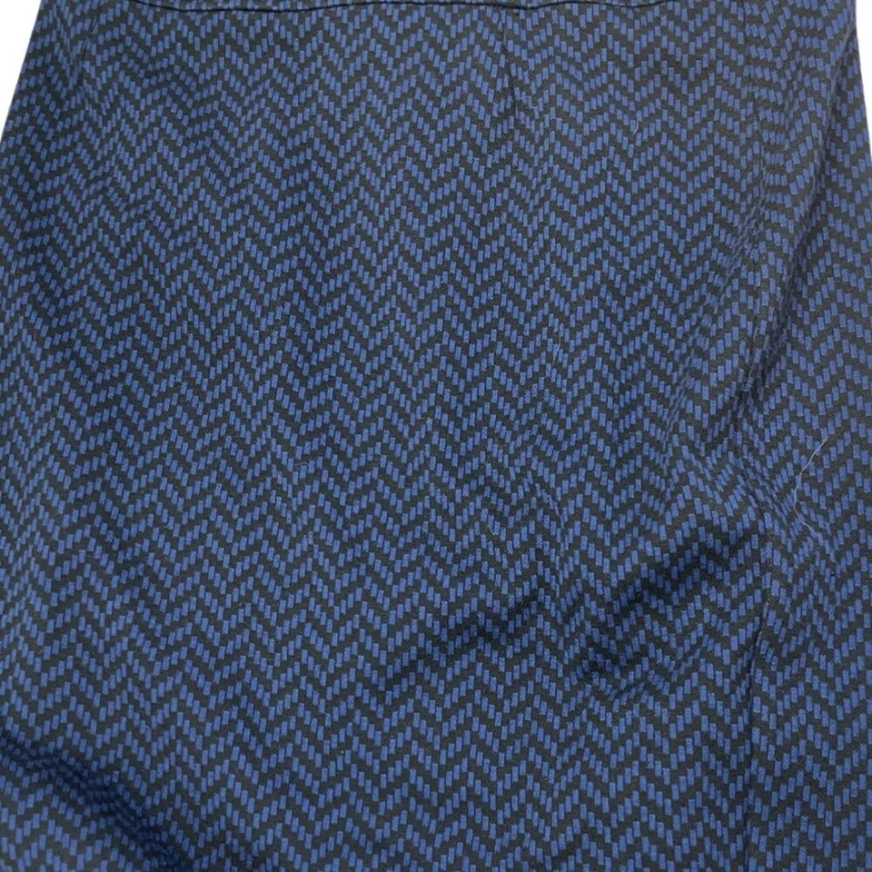 Grace Elements Skirt Womens Size 4 Blue Pencil Knee Length Belted Sophisticated - Image 4 of 4