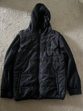 Under Armour Youth YXL Black Camo Full Zip Hooded Puffer Jacket