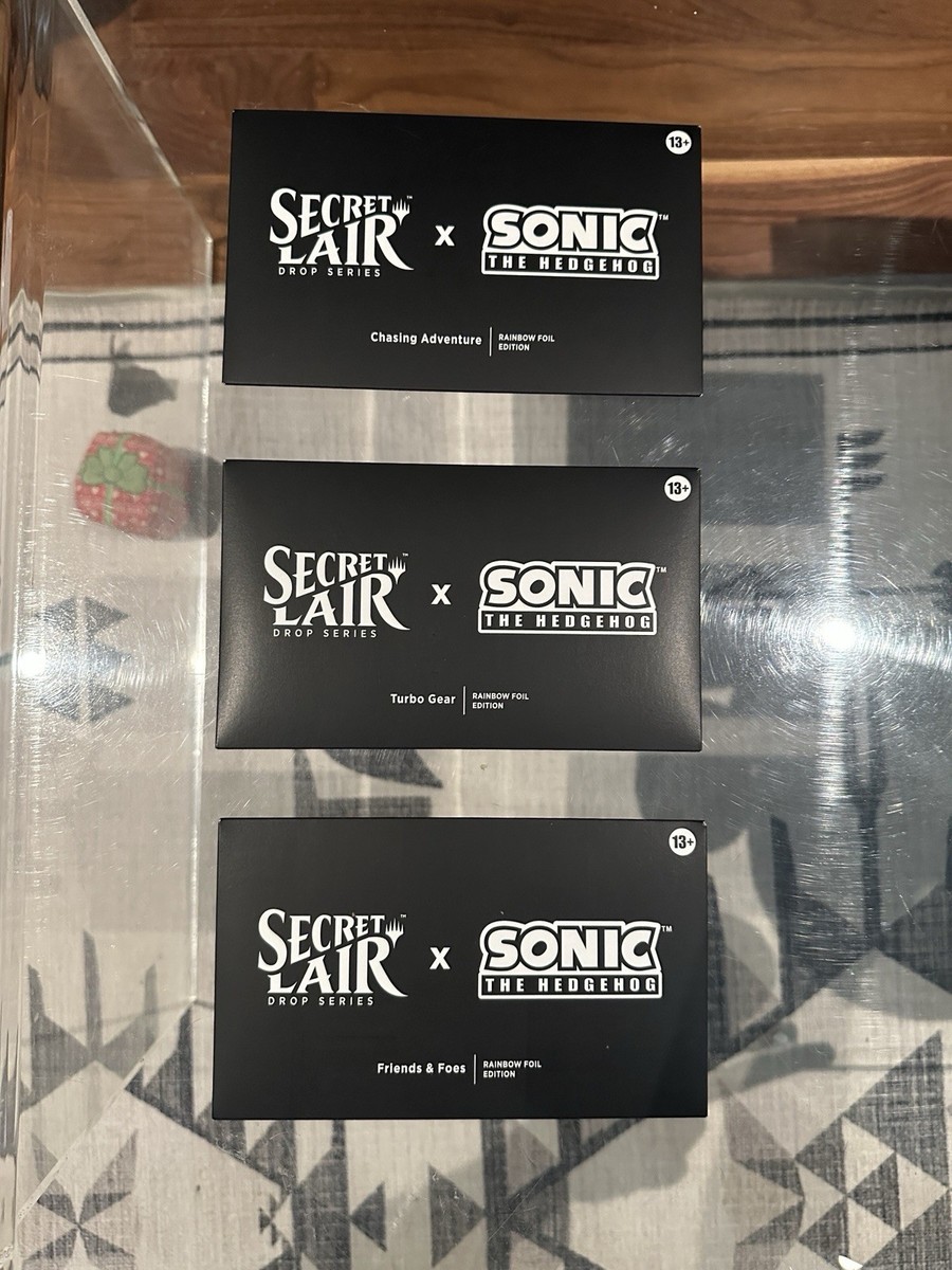 Magic The Gathering Secret Lair x Sonic Foil Bundle MTG - IN