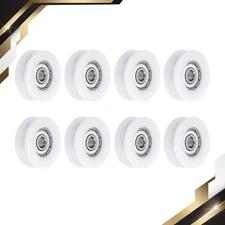 8pack Nylon Pulley U-Groove Ball Bearing 6x27x9mm U Groove Roller Wheel