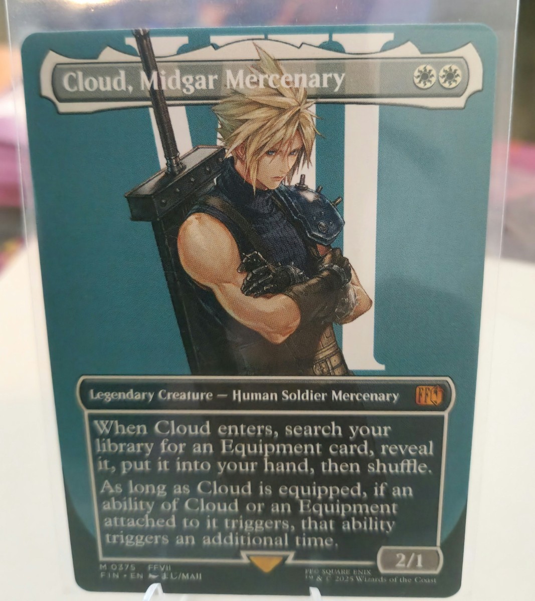 クラウド/Cloud, Midgar Mercenary FF　MTG Cloud, Midgar Mercenary M/NM Magic: The Gathering MTG Final