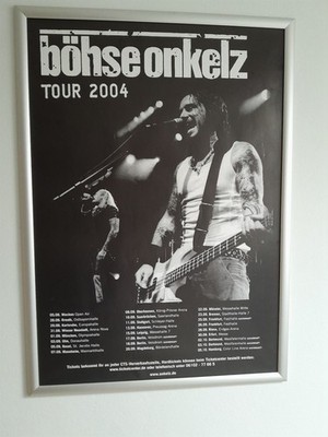 Böhse Onkelz Plakat A1 Tour 2004 Poster A1 neuwertig!