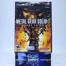Metal Gear Solid 3 Snake Eater PS2 Brand New W/ Protector - PlayStation 2