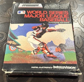 World Series Major League Intellivision ECS 1983 1st Mattel Edition RARE HTF CIB