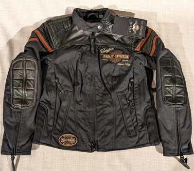 Women's Harley Davidson H-D Triple Vent System Worden Riding Jacket Size XS