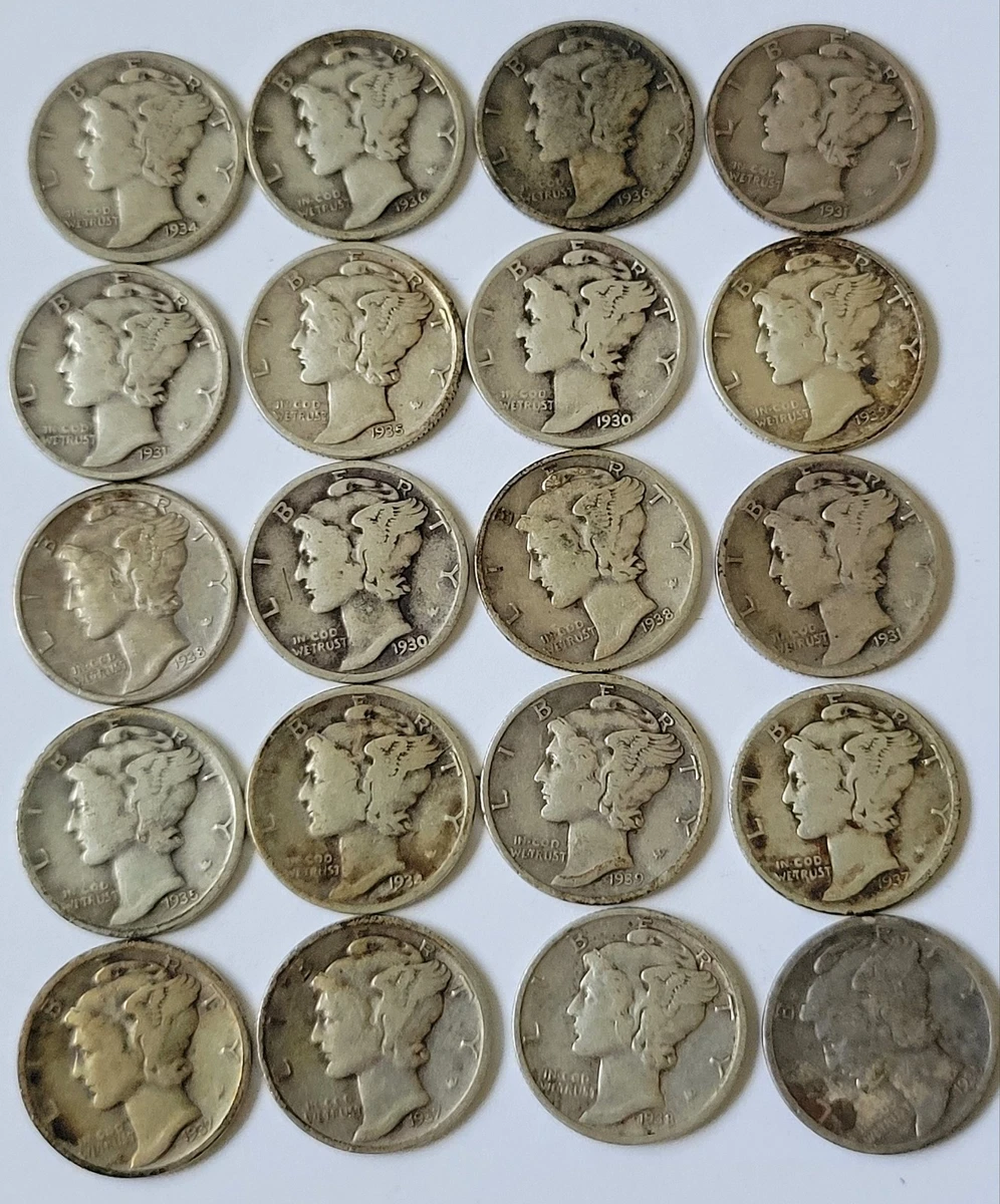 1930 Year Mercury Dimes (1916-1945) for sale | eBay