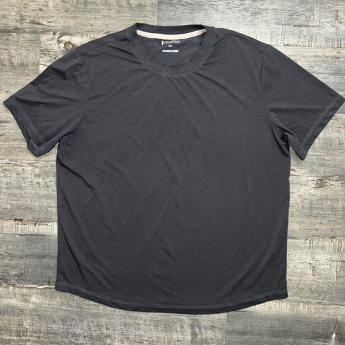 FIOBOC Modal Blend Shirt Men 2XL Black Performance Minimalist Smoothblend