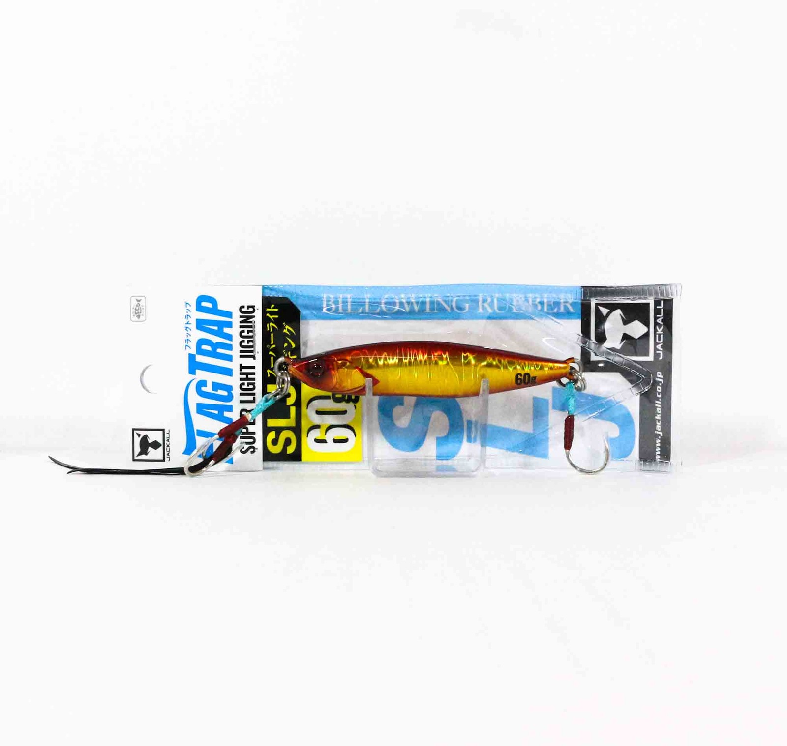 Jackall Metal Jig Flag Trap 60 grams Red & Gold (3158)