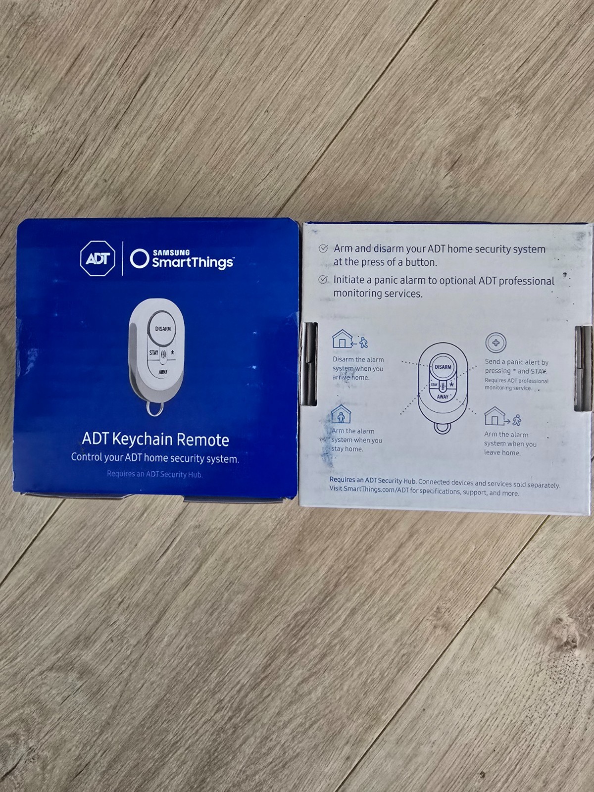 ADT, Samsung, SmartThings, Keychain Remote for Home Security