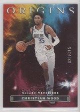2022-23 Panini Origins Maroon 28/115 Christian Wood #13 1cx3