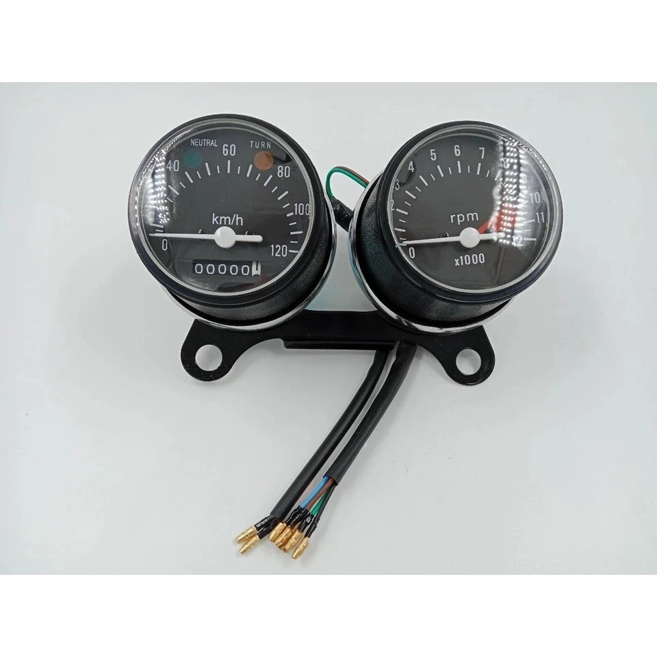 Medidor de velocímetro y tacómetro para Honda CB125S CL125S SL125 SL175 XL125 XL175 Foto 2 de 4