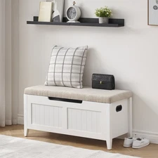 Shoe Bench with Cushion Shoes Cabinet Rack Shoe Storage Orgainizer Entryway
