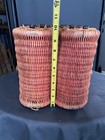 Vintage Hand Crafted Wicker Strawberry Shaped Picnic Basket — photo 7