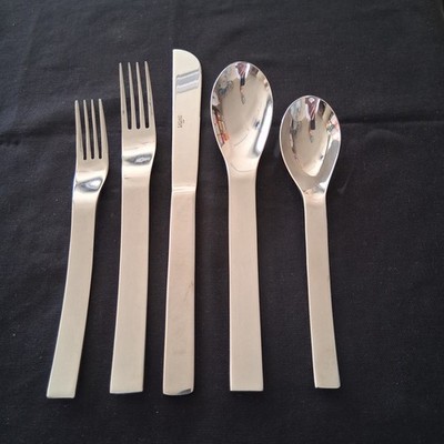 Sasaki ARIA 5 piece Place Setting 18/0 Forks Spoons Knife Stainless