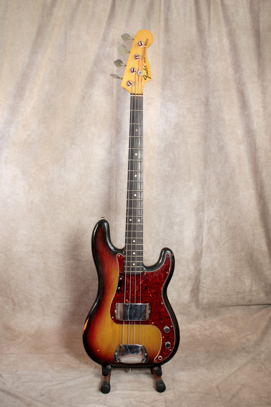1975 Fender Precision Bass in Sunburst with Rosewood Neck